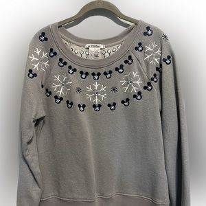 Disney Snowflake Holiday Sparkle Sweatshirt